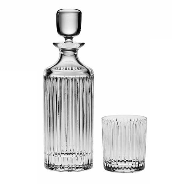 Комплект 6 чаши 320 ml и бутилка Skyline - Crystal Bohemia